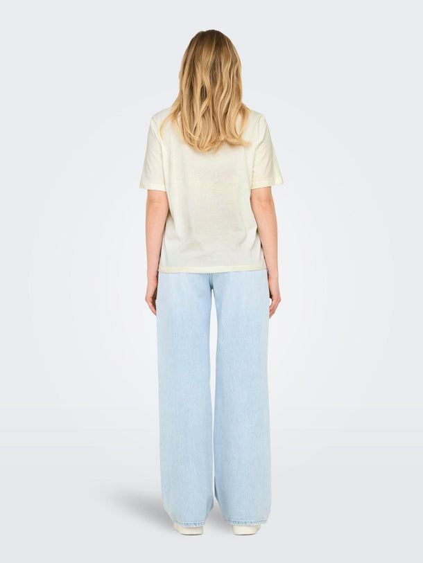 Product POLERA STACEY - Cloud Dancer Print:DESERT - Image 3