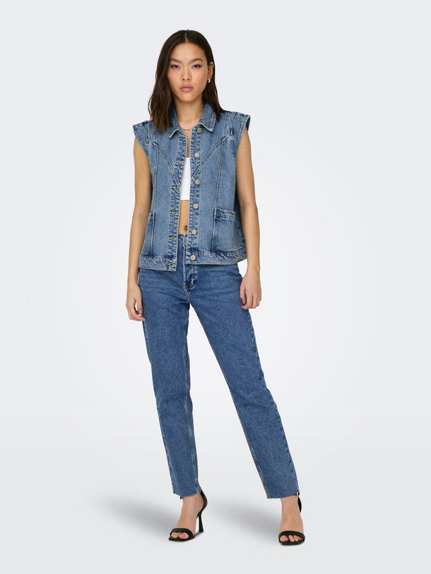 Product CHALECO KENNEDY - Medium Blue Denim - Image 3