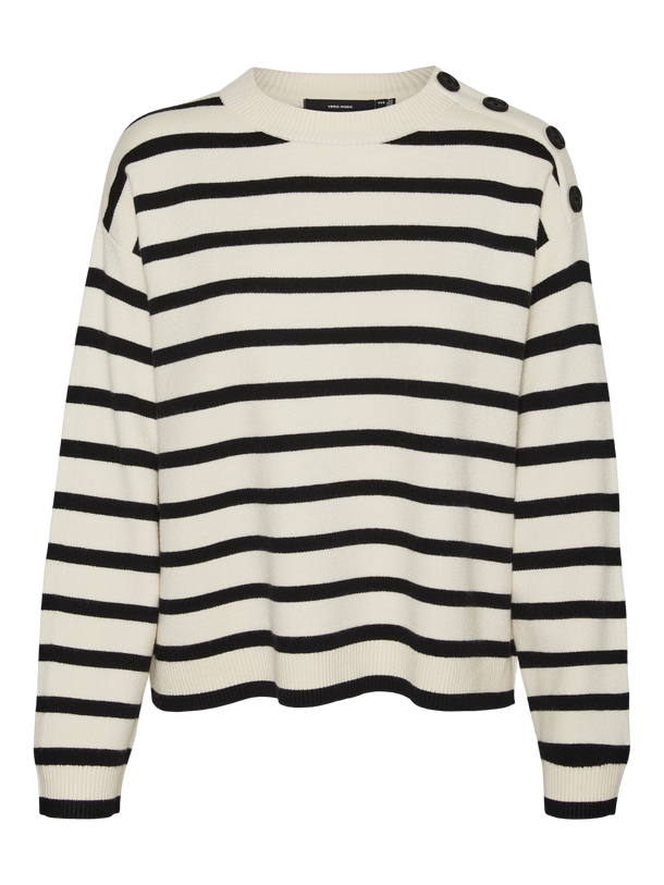 Product SWEATER SABA - Birch Stripes:BLACK - Image 1