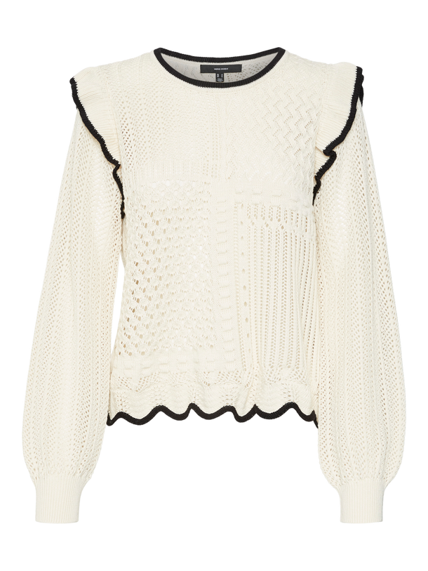 Product SWEATER MADELYN - Birch Detail:W. BLACK - Image 1