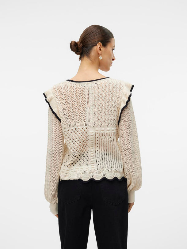 Product SWEATER MADELYN - Birch Detail:W. BLACK - Image 4