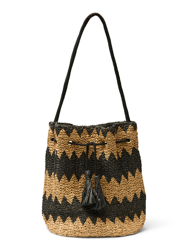 Product BOLSO SILLE - Natural Pattern:Black - Image 1