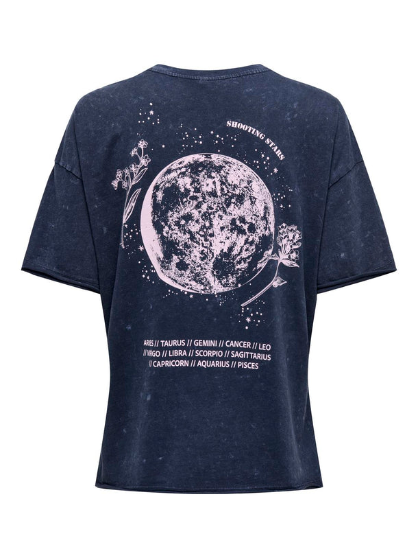 Product TOP KINNA - Navy Blazer Print:Shooting - Image 2