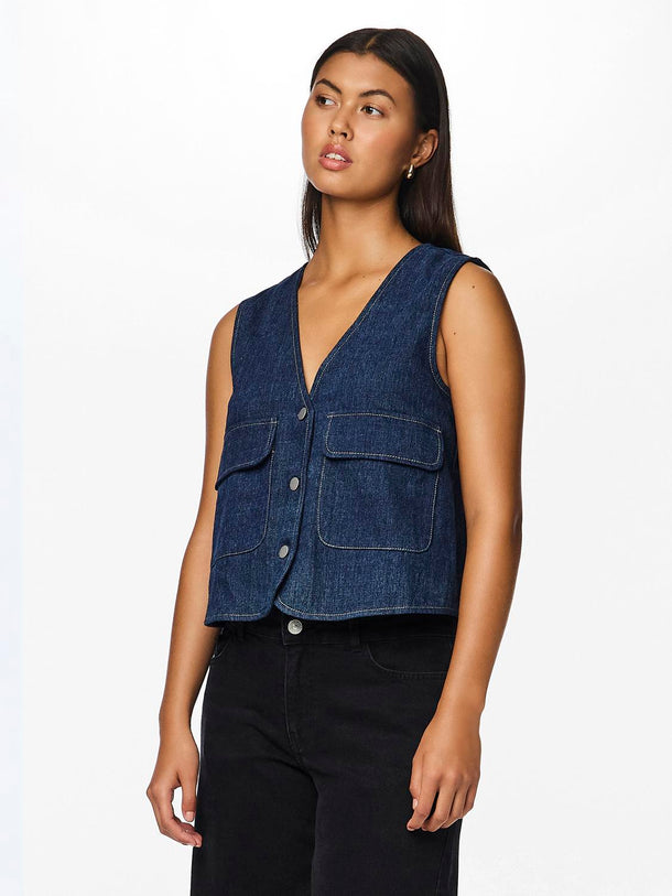 Product CHALECO FABIA - Dark Blue Denim - Image 1