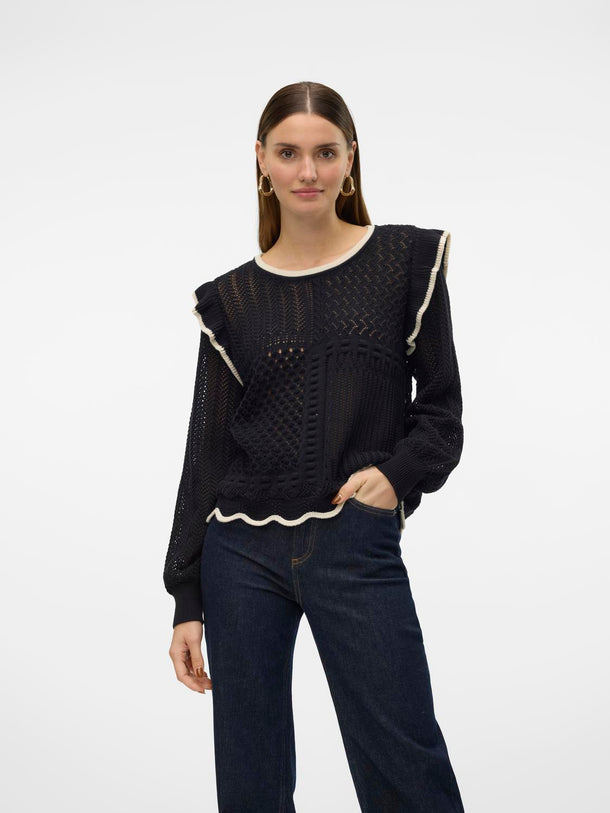 Product SWEATER MADELYN - Black Detail:W. BIRCH - Image 2