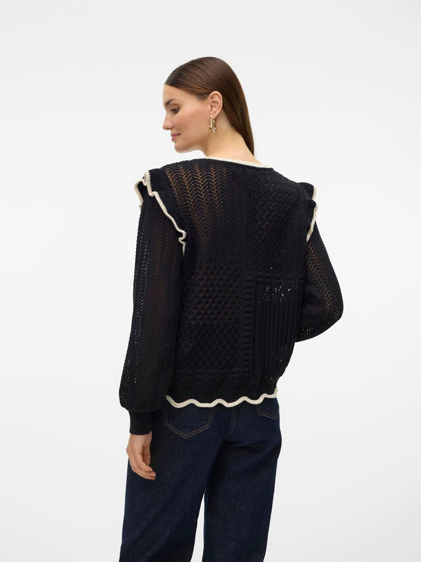 Product SWEATER MADELYN - Black Detail:W. BIRCH - Image 4