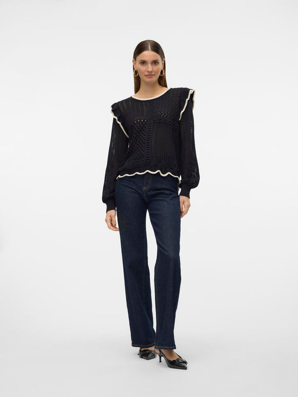 Product SWEATER MADELYN - Black Detail:W. BIRCH - Image 3