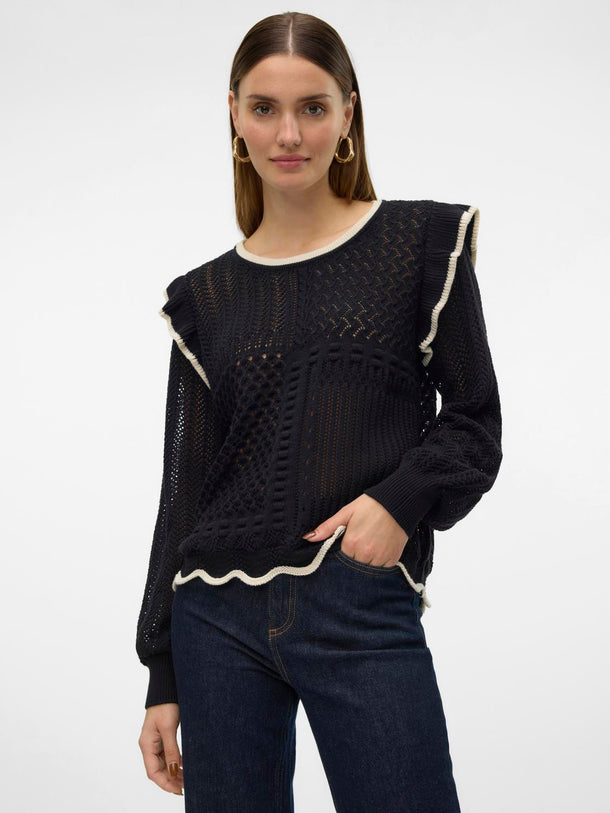 Product SWEATER MADELYN - Black Detail:W. BIRCH - Image 5
