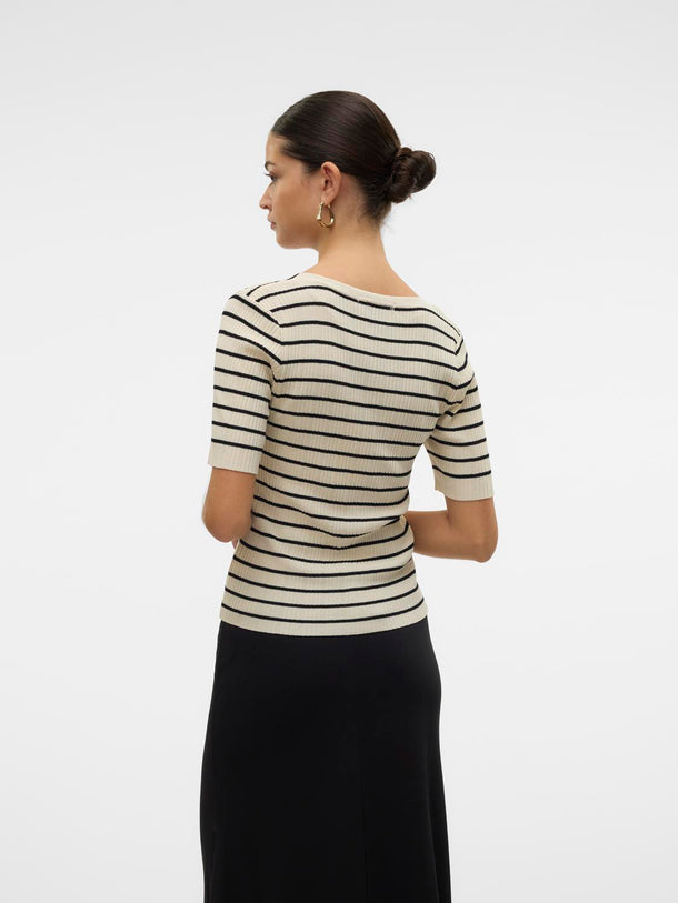 Product CÁRDIGAN REBECCA - Birch Stripes:BLACK - Image 4