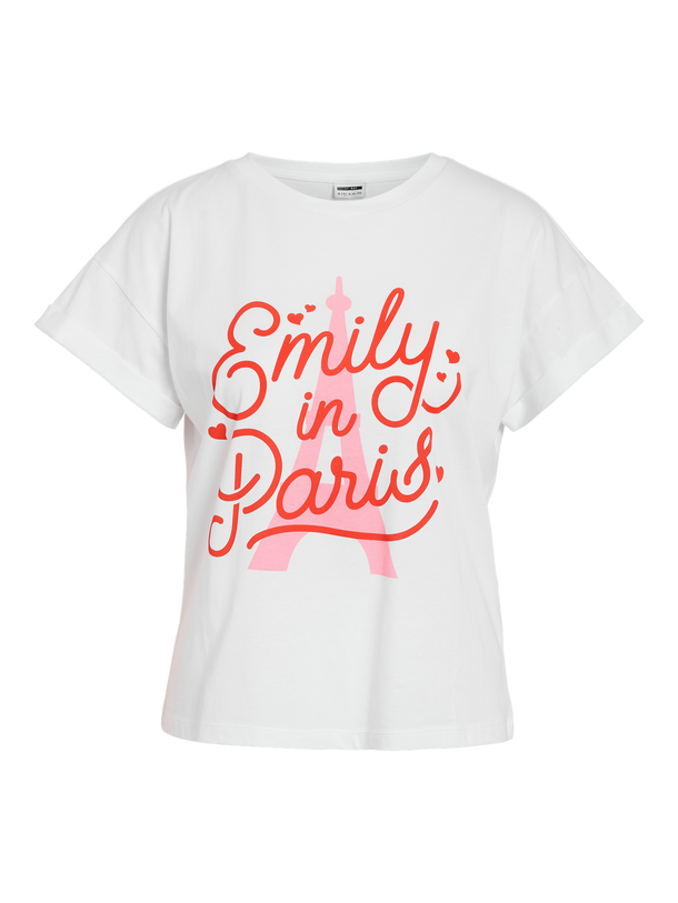 Product CAMISETA GABY  - Bright White Print:EMILY IN PARIS - Image 1