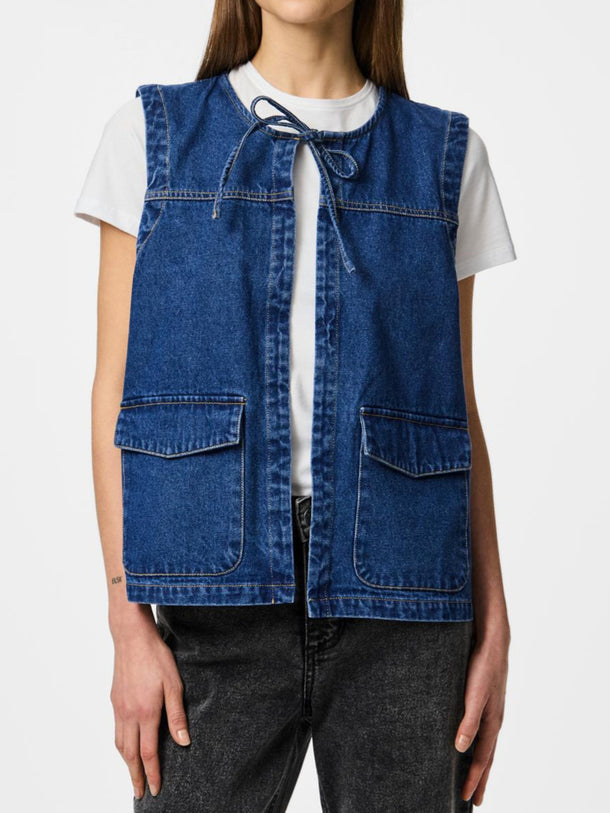 Product CHALECO FENNA - Dark Blue Denim - Image 1