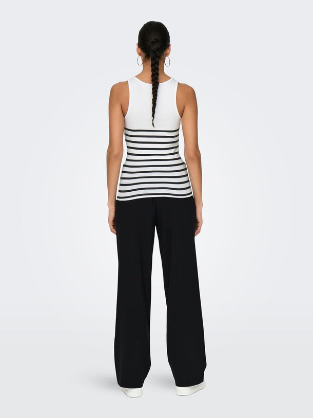 Product TOP KENYA - Bright White Stripes:BLACK - Image 4