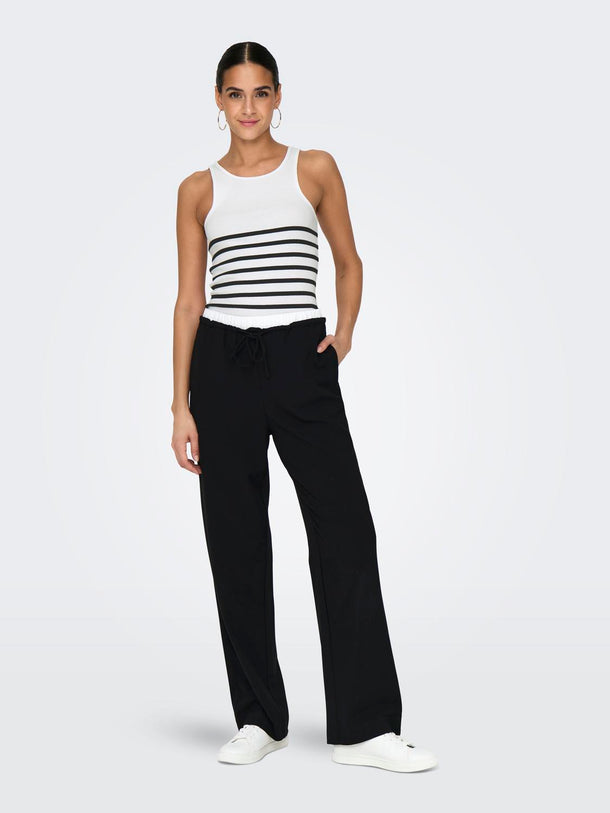 Product TOP KENYA - Bright White Stripes:BLACK - Image 3