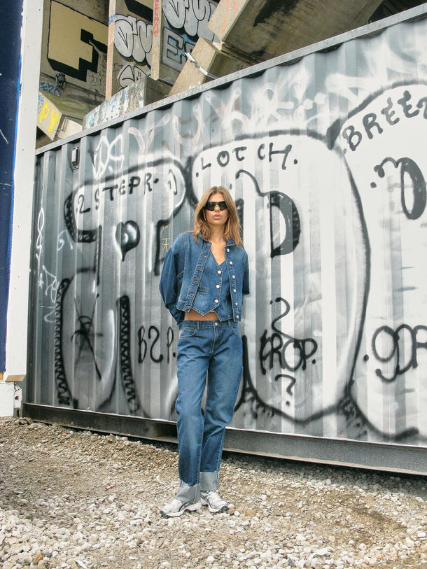 Product CHALECO SANJA - Dark Blue Denim - Image 3