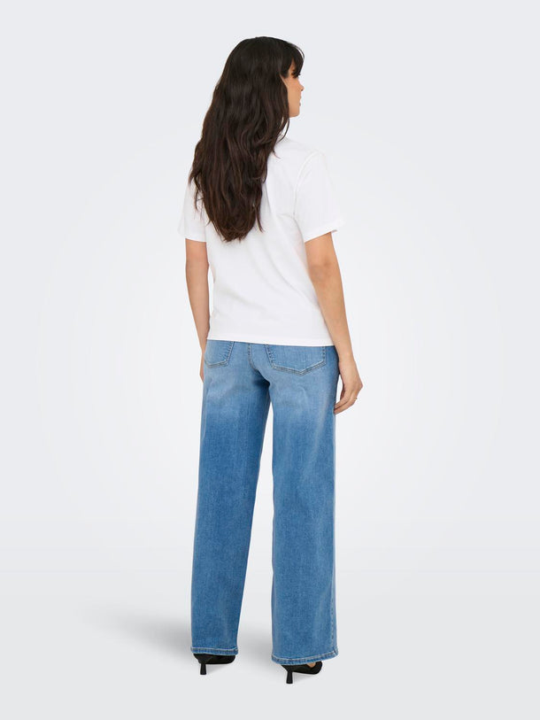 Product POLERA DONNA - Bright White Print:CAT - Image 3