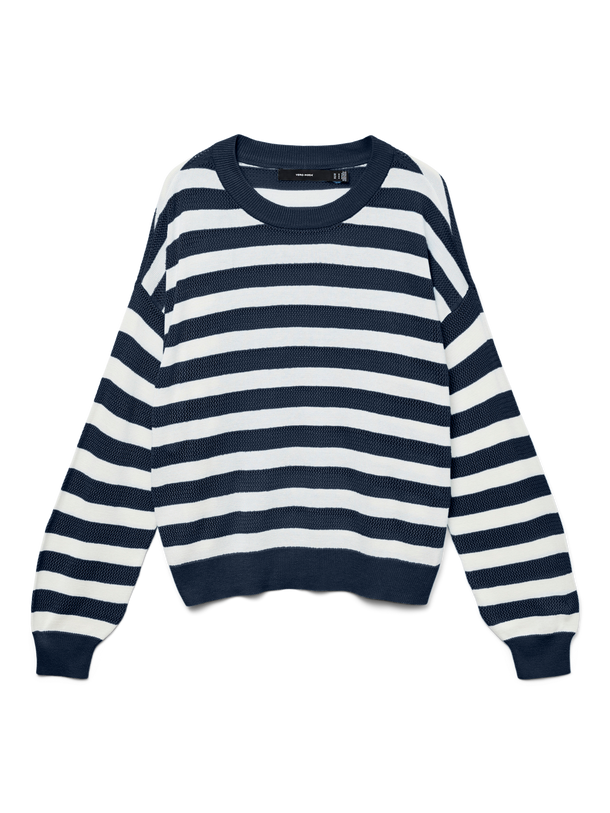 Product SWEATER NEWLEXSUN - Navy Blazer Detail:W. SNOW WHITE - Image 4