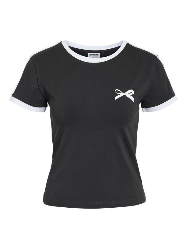 Product CAMISETA LENI - Obsidian Print:WHITE BOW - Image 4