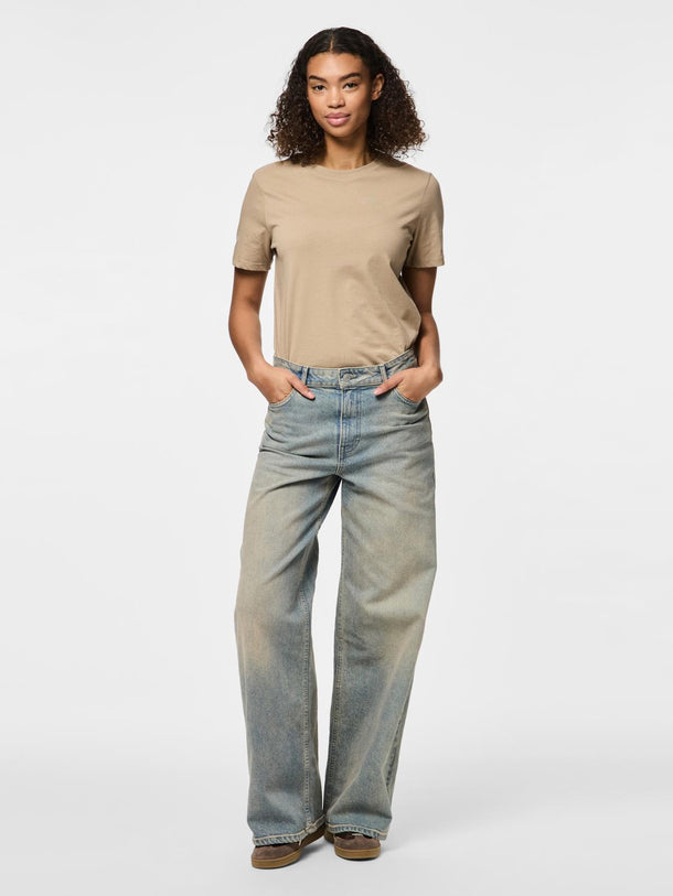 Product JEAN SELMA - Medium Blue Denim Detail:BROWN WASH - Image 4