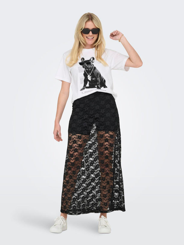 Product POLERA DONNA - Bright White Print:Bulldog - Image 2