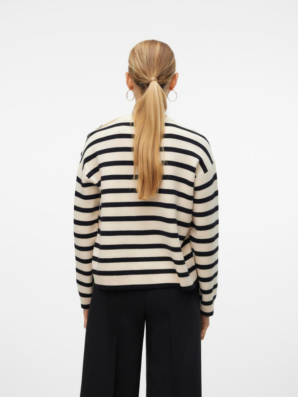 Product SWEATER SABA - Birch Stripes:BLACK - Image 4