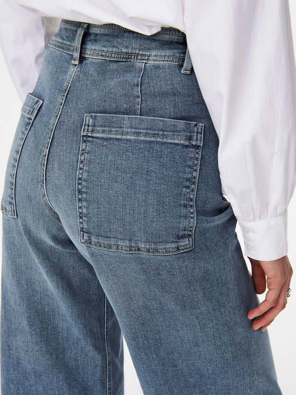 Product JEANS SYLVIE TIRO ALTO - Medium Blue Denim - Image 6