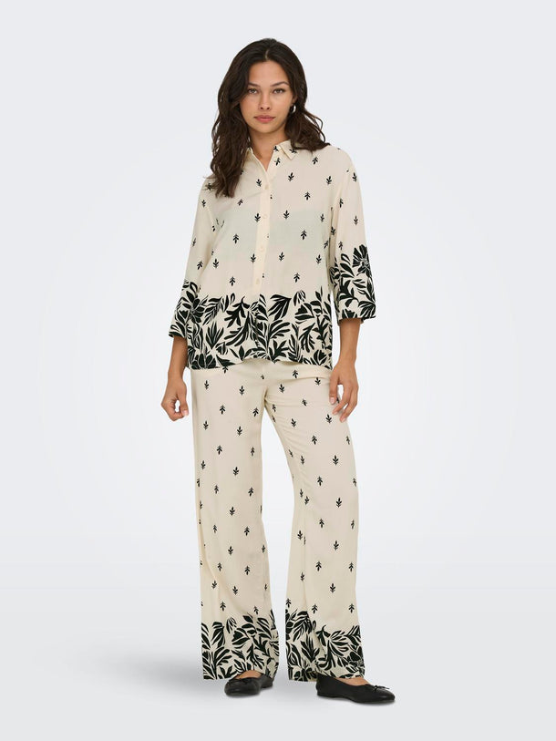 Product PANTALÓN MAGGIE - Sandshell AOP:BLACK ETHNIC - Image 2