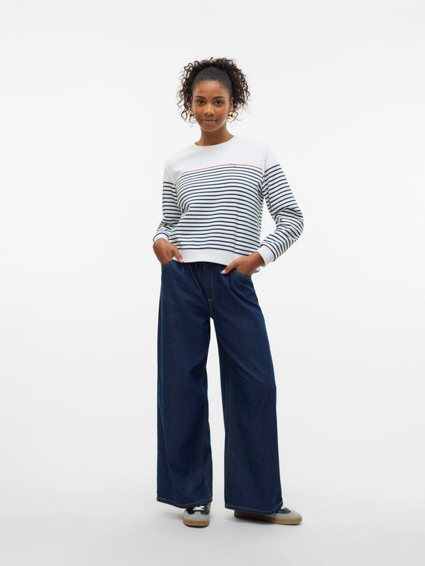 Product POLERÓN FERNANDA - Cloud Dancer Print:HAPPINESS - Image 3