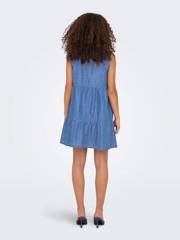 Product VESTIDO BEA - Medium Blue Denim - Image 3