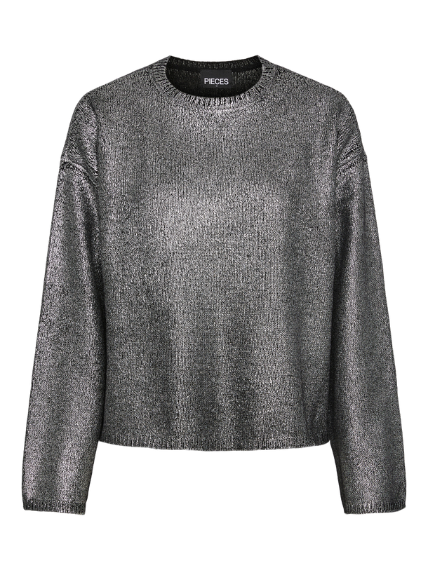 Product SWEATER ROI - Black Detail:SILVER FOIL - Image 1