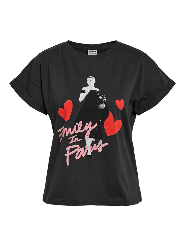 Product CAMISETA GABY  - Obsidian Print:EMILY & HEARTS - Image 2