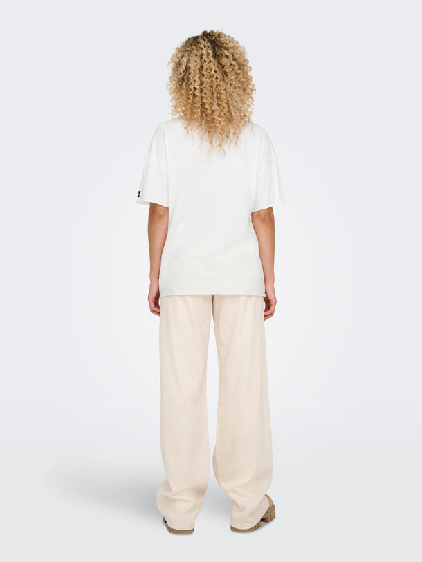 Product CAMISETA LUCY - Cloud Dancer Print:Wild duchess - Image 3