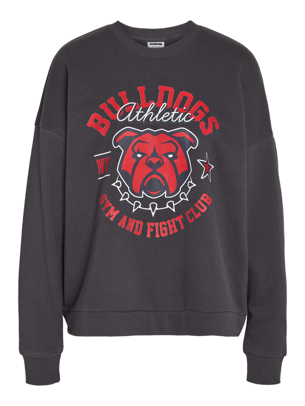 Product SUDADERA ARYA - Obsidian Print:BULL DOGS - Image 1