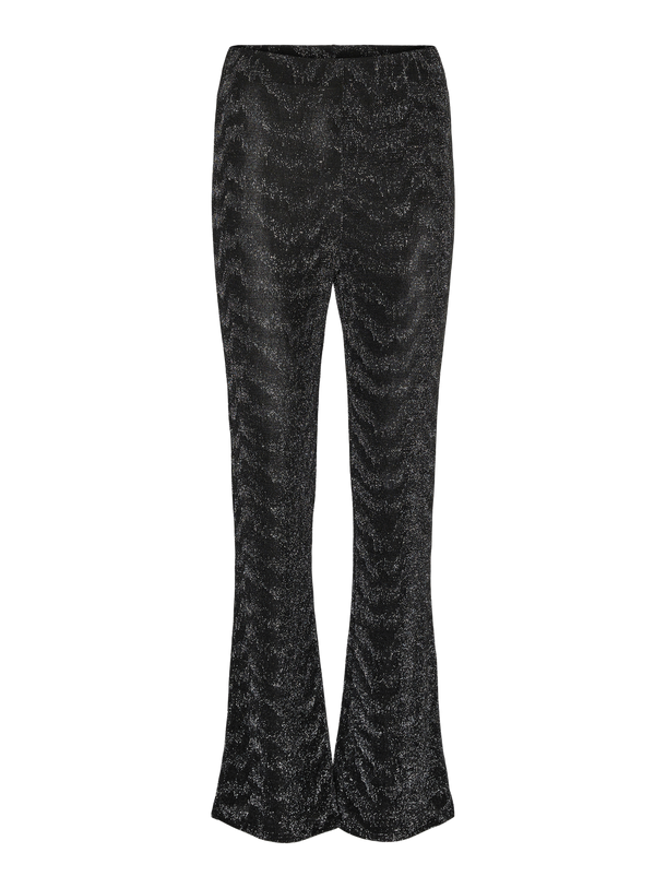 Product PANTALON LUCY - Black Detail:SILVER LUREX - Image 4