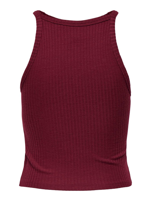 Product TOP NELLA CUELLO HALTER-Ruby Wine - Image 2