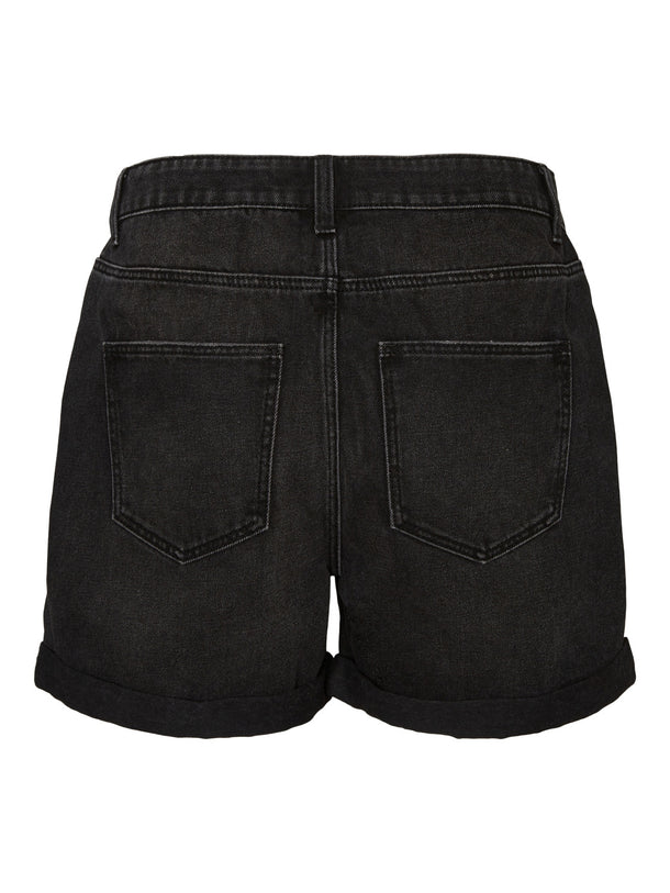 Product SHORT MILEY CON ROTURAS - Black Denim - Image 5