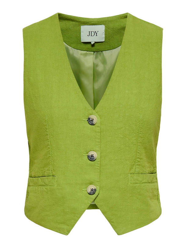 Product CHALECO SASTRERO LINO SAY-Lima Bean Green - Image 1