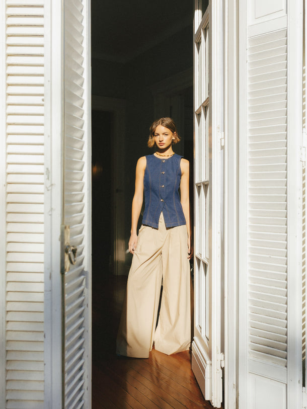 Product PANTALON KARMREN - Humus - Image 3