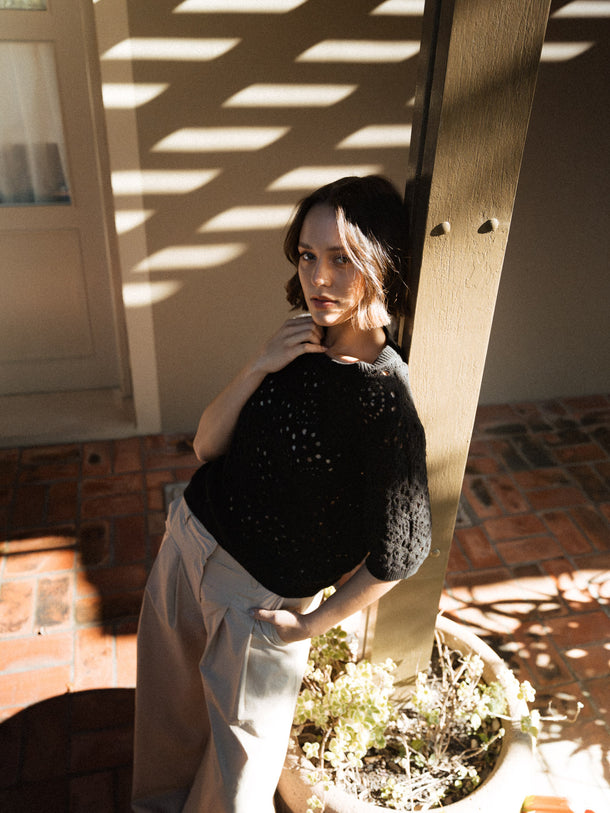 Product TOP TEJIDO BERRY-Black - Image 1