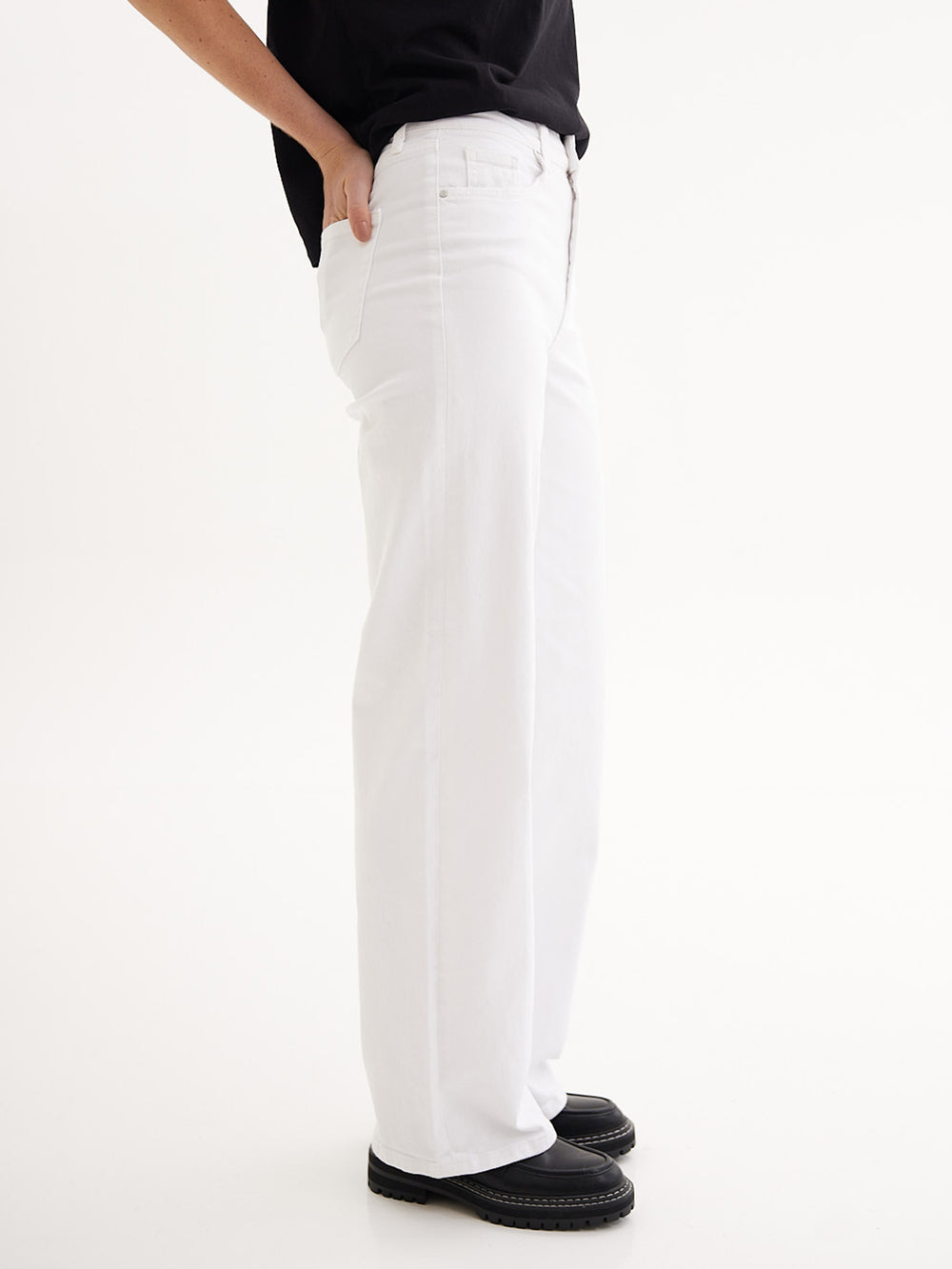 JEANS JUICY WIDE LEG - White