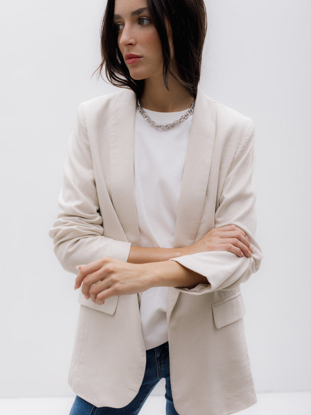 Product BLAZER CARO  - Oatmeal - Image 3