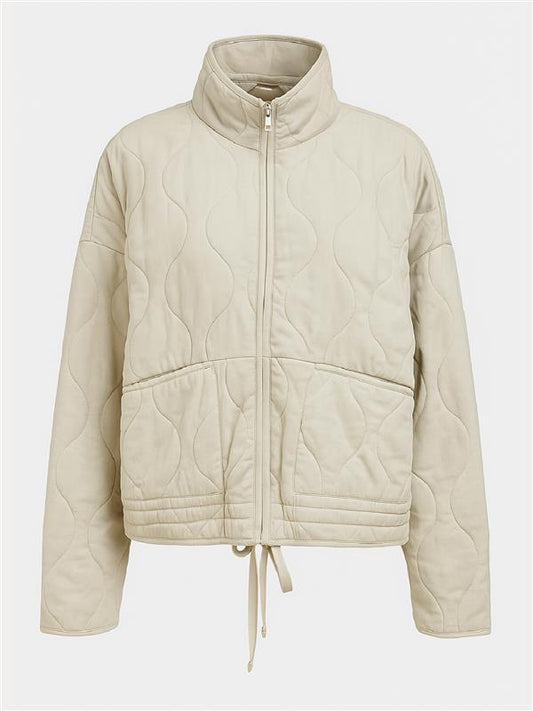 CHAQUETA ACOLCHONADA EFECTO LAVADO WILLOW-Ecru Detail:WASHED