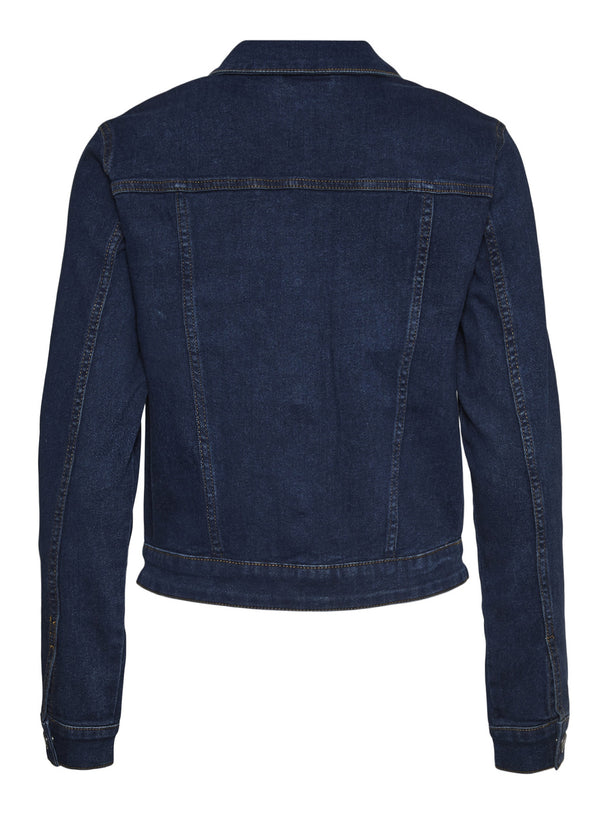 Product CHAQUETA DEBRA DENIM REGULAR FIT - Dark Blue Denim Detail:VI272DB - Image 2