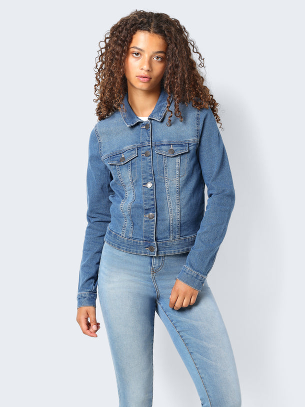 Product CHAQUETA DEBRA DENIM REGULAR FIT - Medium Blue Denim - Image 6