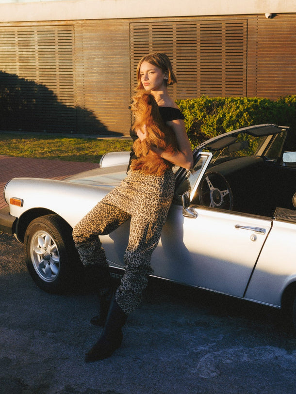 Product MINI FALDA DENIM ESTAMPADA LUME - White Pepper AOP:Leo - Image 1