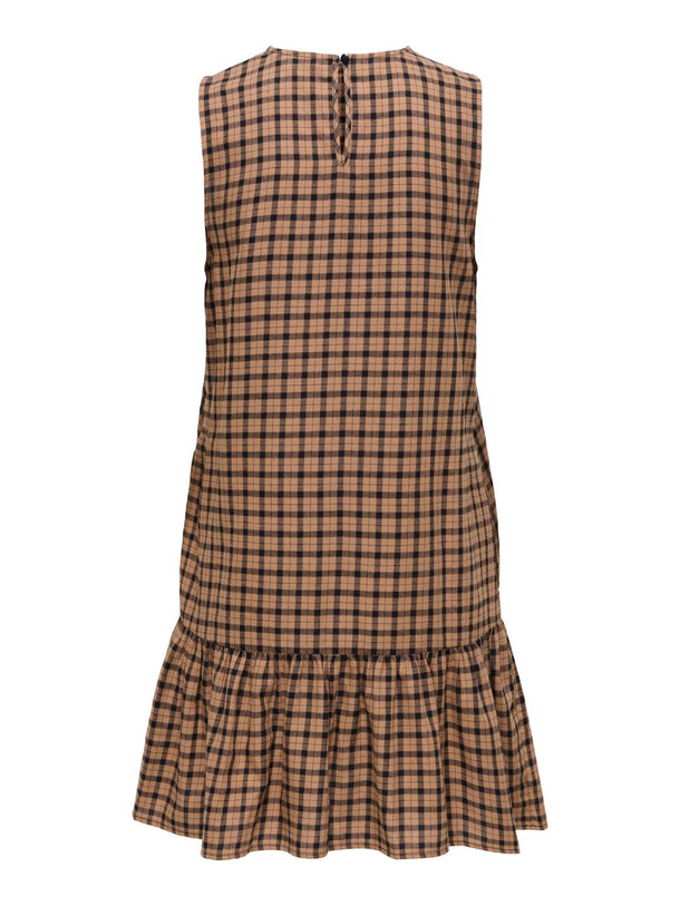 Product VESTIDO MINI CUADROS FELICITY-Rawhide Checks:BLACK - Image 2