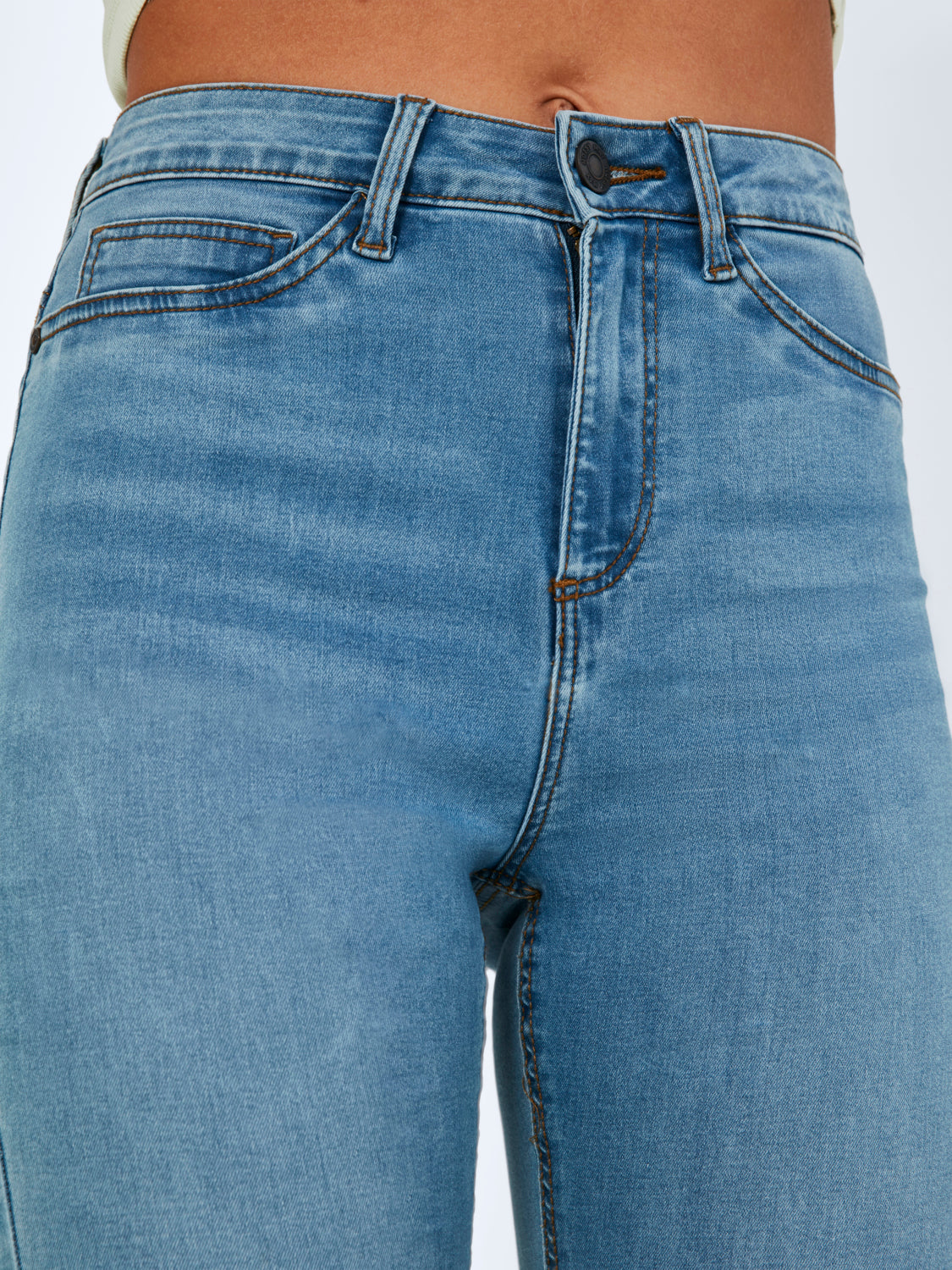 JEAN SKINNY TIRO ALTO CALLIE - Light Blue Denim