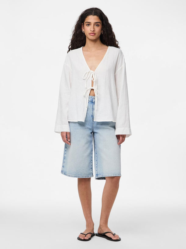 Product BLUSA LAZOS TINA-Cloud Dancer - Image 3