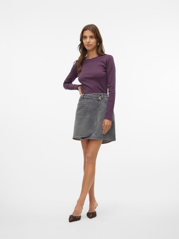 Product FALDA BETTY - Medium Grey Denim - Image 2
