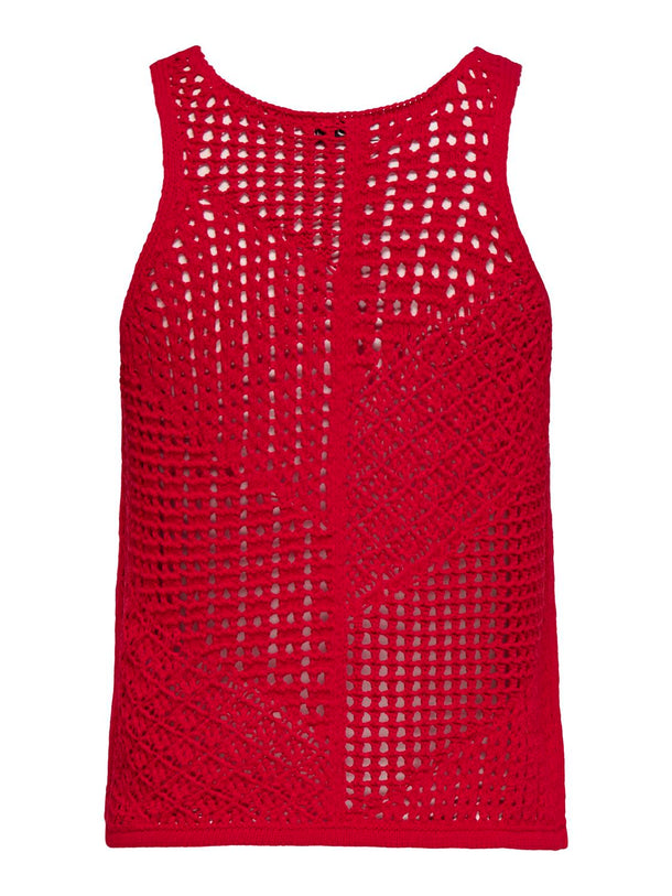 Product TOP TEJIDO SIN MANGAS FRIDA-Mars Red - Image 2