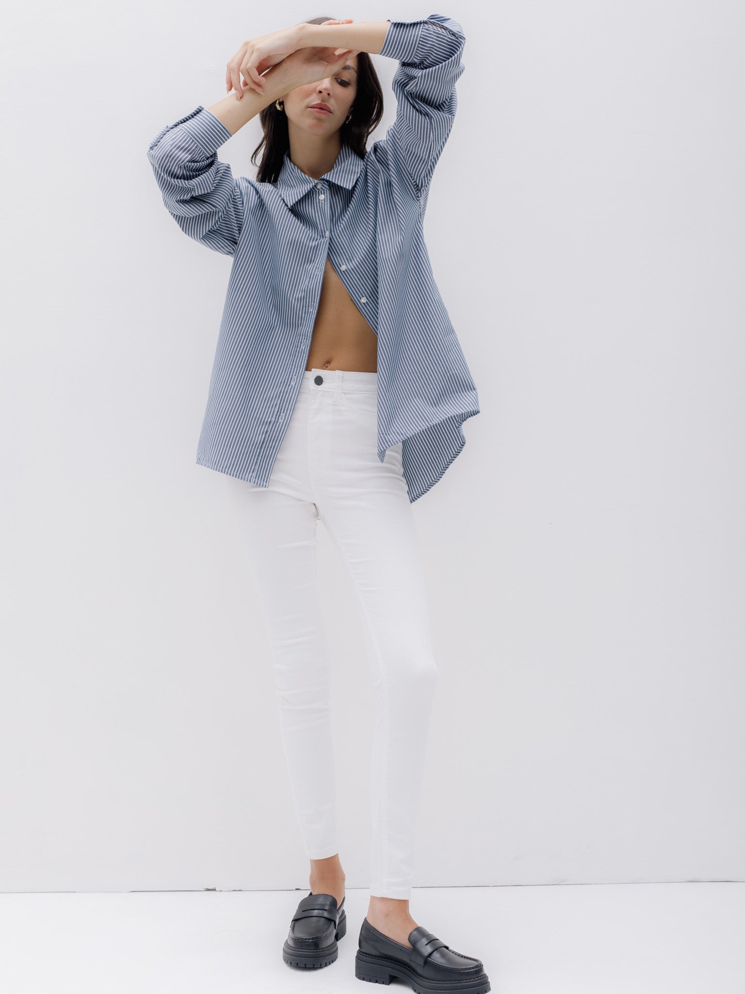 JEANS CALLIE SÚPER SKINNY - Bright White